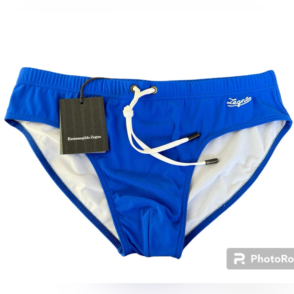 ERMENEGILDO ZEGNA***Royal Blue Men’s Swim Briefs***Med. $280